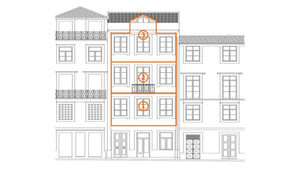 Clérigos H Apartments Porto Kültér fotó